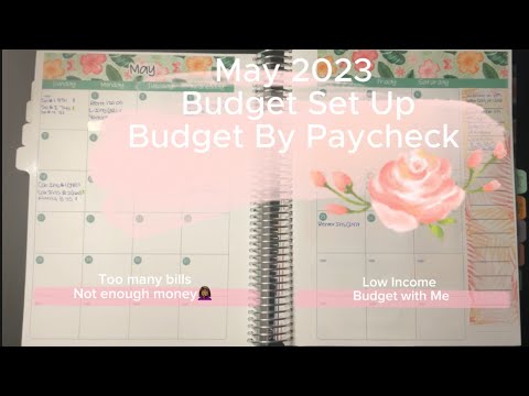 🌺May 2023☀️Week 1 Set Up🌹Low Income Budget 🌼Budget By Paycheck ☀️Zero Base Budget 🌼