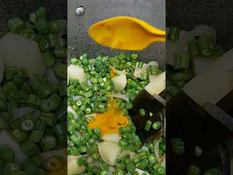 Easy French Beans Sabji Recipe #food #shorts