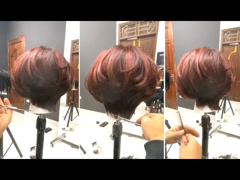 Beautiful & Creative Short Layered Bob Women's Haircut | Fix a Short Bob Hair