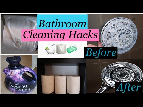 Bathroom Cleaning Hacks 🛀🧻🧼