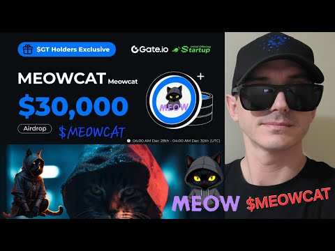 $MEOWCAT - MEOWCAT TOKEN CRYPTO COIN HOW TO BUY MEOW CAT MEMECOIN GATE GATE.IO BNB BSC PANCAKESWAP