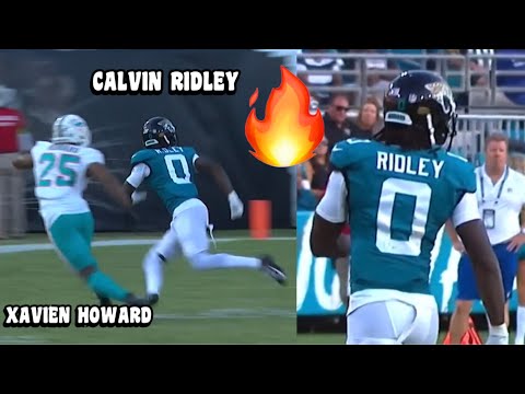 Calvin Ridley Vs Xavien Howard 🔥👀 (WR Vs CB) 2023 Jaguars Vs Dolphins Preseasn ohighlights