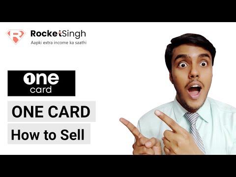 How to sell One Card credit card | Rocket Singh app