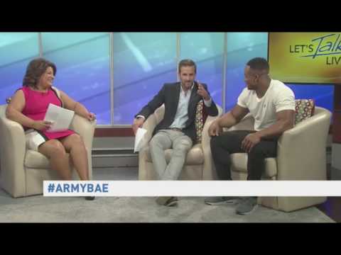 Model Trevor Bernard Tv Interview On ABC 7 'Lets Talk Live' Morning Show