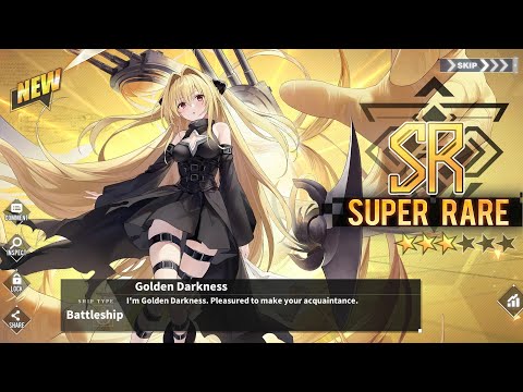 Azur Lane: Get Golden Darkness (To Love-Ru Darkness Collaboration) 2024