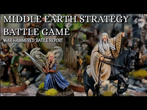 Middle Earth Strategy Battle Game. Rohirrim Vs Isengard. The Lord of the Rings.