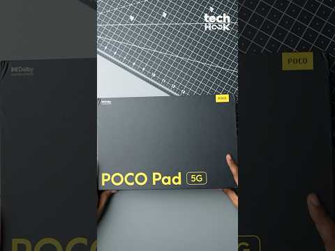 Poco Pad Unboxing ASMR Bliss! #pocopad #pocopad5g #asmr #techunboxing #ytshorts #tech