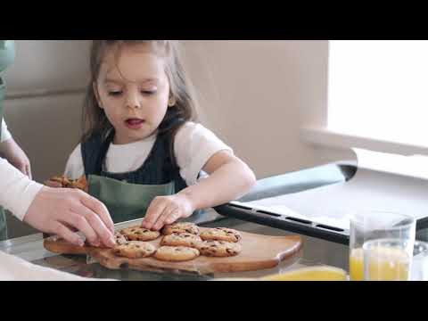 Little Girl Eating Cookies | Copyright Free Video Footage