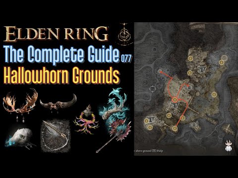 Elden Ring The Complete Guide - 077 Hallowhorn Grounds (all items all quests walkthrough)