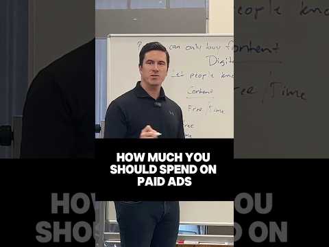 How much should you spend on paid ads.