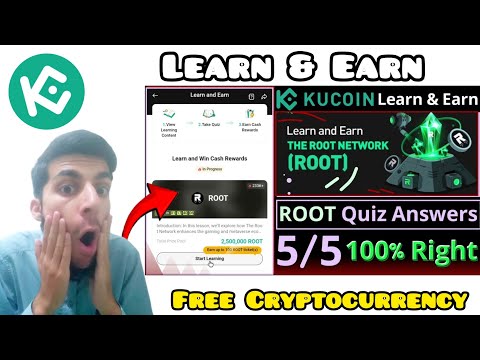 KuCoin ROOT Quiz Answers || KuCoin Learn and Earn || Root Network Quiz