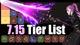 7.15 Tier List | Power/Meta Ranking | FFXIV Dawntrail