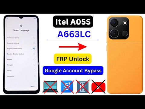 Itel A05s Frp Bypass Android 13 | Itel (A663LC) Frp Lock Unlock | Itel A05s Google Account Bypass