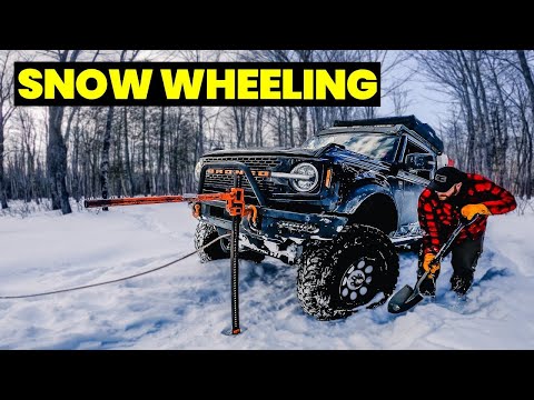 Ford Bronco Snow Wheeling: Insane Number of Off-Road Recoveries