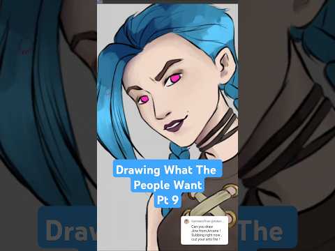 Drawing what people want Pt.9 #artreels #arcane #jinx #fanart #drawing #speedpaint #digitalart