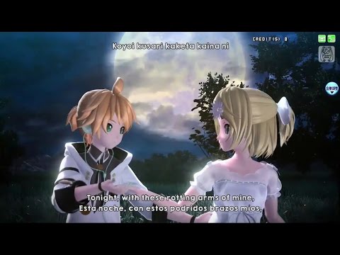 [Project DIVA Full] Knife - Kagamine Rin & Len version [English, Spanish & Romaji subs]