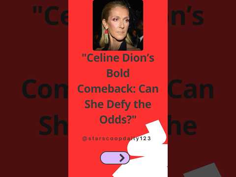 Celine Dion’s Bold Comeback Can She Defy the Odds #CelineDion #Comeback #MusicLegend