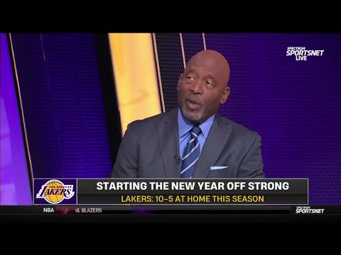 James Worthy reacts to Lakers make huge change to starting lineup vs Blazers tonight; AD is out