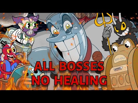 *LIVE* Cuphead "Professional" tries the Cuphead BOSS RUSH Mod!!! (All Bosses, NO HEALING)