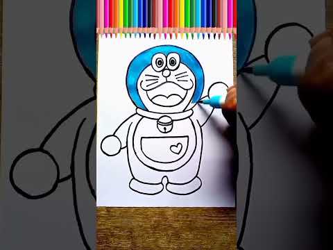 doraemon drawing easy#shorts#doraemon#shortvideo#viralshorts#youtubeshorts#easyart#easyartwithbiplab