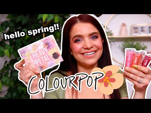 COLOURPOP HEAVY PETAL COLLECTION REVIEW