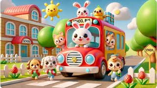 Hey Kisen Sensory Journey  - Animals Playing Fun Video with Music 🚎🚦🐱- Live Streaming !