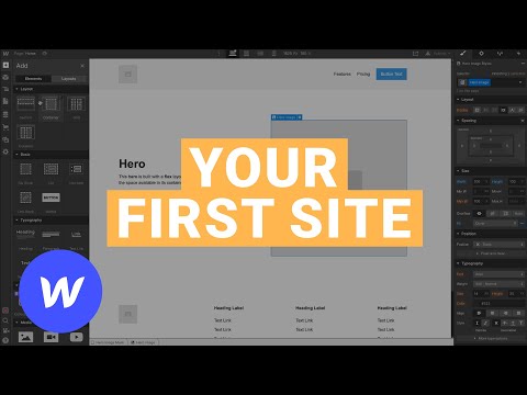 How to Build Your First Website in Webflow