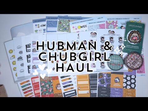 Hubman & Chubgirl Haul! | Adorable Stickers and Stationery