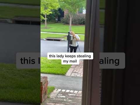 Neighbor caught stealing mail