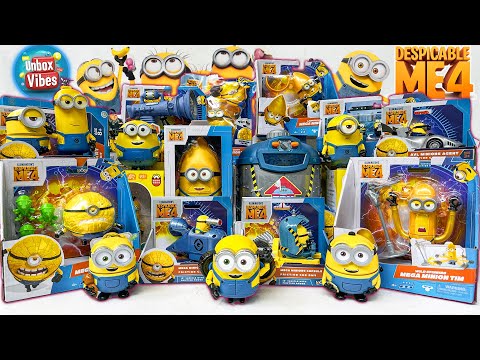 Incredible! (4h30m) Satisfying with Unboxing DESPICABLE ME 4 Toy🍌MEGA MINIONS Toys Collection ASMR