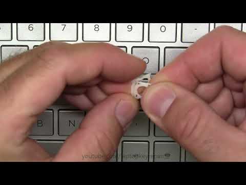 HP Spectre 14 4105DX/4103DX Laptop How to Key Cap Repair