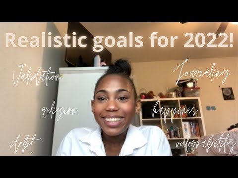 my goals for 2022! realistic & honest