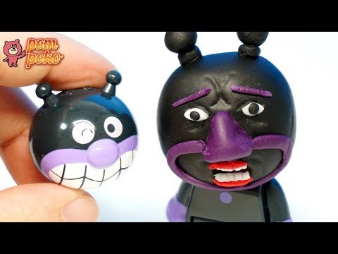 【樹脂粘土】リアルなビジュアル系バイキンマンを作ってみた ～ 【Polymer Clay】 Real Baikinman