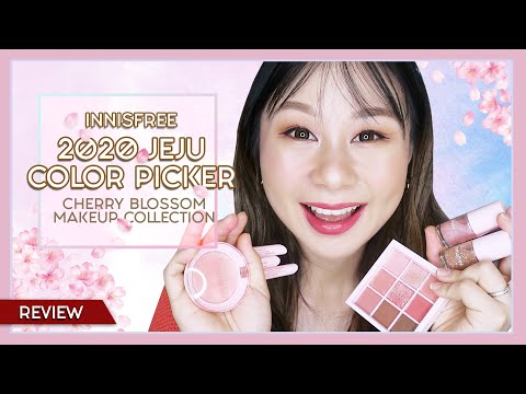 Innisfree 2020 Jeju Color Picker Cherry Blossom Makeup Collection Review | im_jennytwong