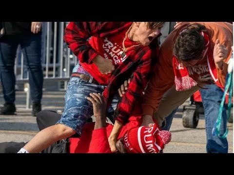 Shocking News👉Black Trump Supporter Attacked By 2 White Trump Supporters.