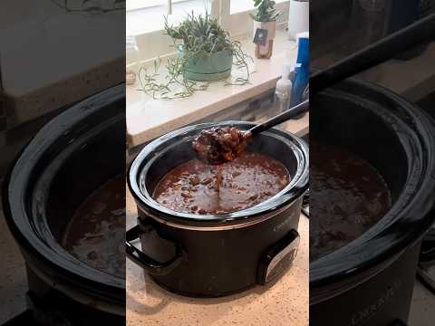 Crockpot Chili Recipe (made with dried beans)