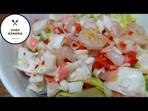 Summer Seafood Salad / No Cooking!