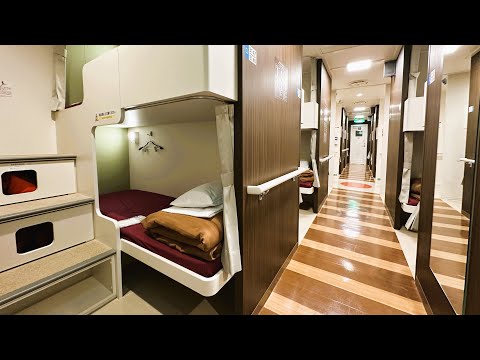 【JAPANESE FERRY】Miyazaki→Kobe $75 Capsule Sleeper 12-hour Ferry Trip