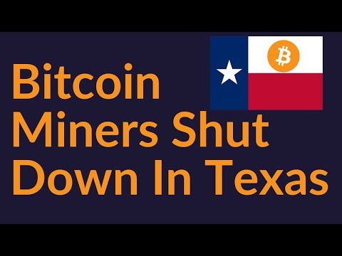 Bitcoin Miners Shut Down In Texas