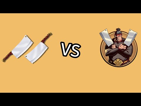 Butcher vs Butcher knives by mh games channel|shadow fight 2 gameplay|subscribe for more