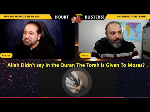 Allah Didn't Say in the Quran that Torah is the Book of Moses@EFDawah @HamzasDen @DawahWise