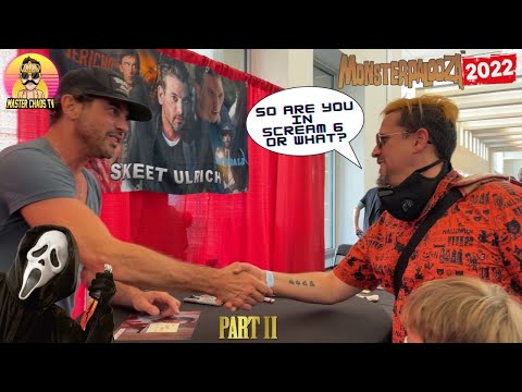 Skeet’s SCREAM 6 news , WETMOVIE Meets COOLDUDER & SEVERIN Films’ booth! (MONSTERPALOOZA 2022)