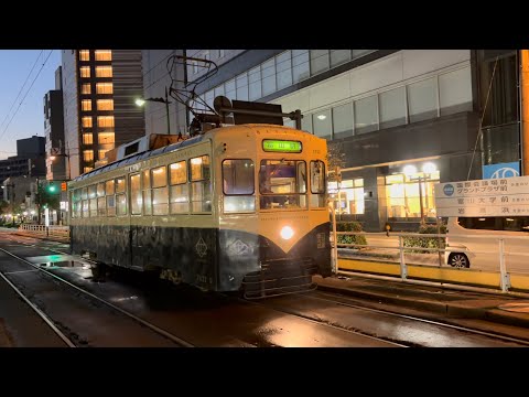 【富山地方鉄道"レトロ電車"】電鉄富山駅･エスタ前発車《市内電車》