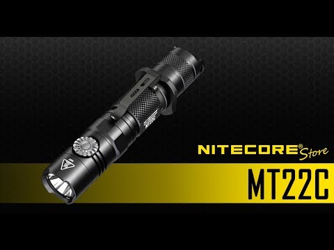 (Discontinued) NITECORE MT22C 1000 Lumen Variable Brightness Rotary Switch Tactical Flashlight