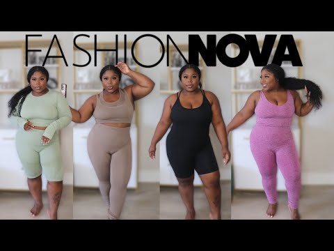 Workout Sets Haul for Curvy Girls | Under $30 | Tummy Control & Support | Fashion Nova Curve