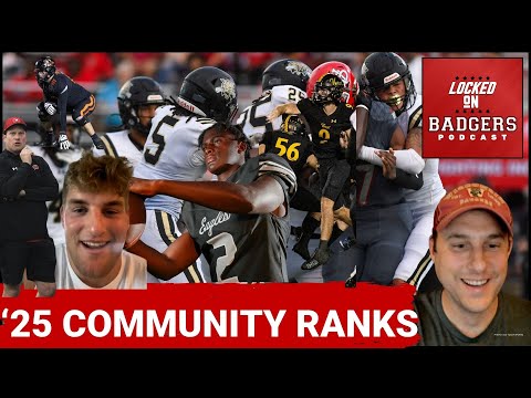 Wisconsin Badgers 2025 recruiting class community ranking show! Who's in the top-10?