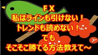 FX ラインも引かず、トレンドも読まず勝つ方法ってある⁉