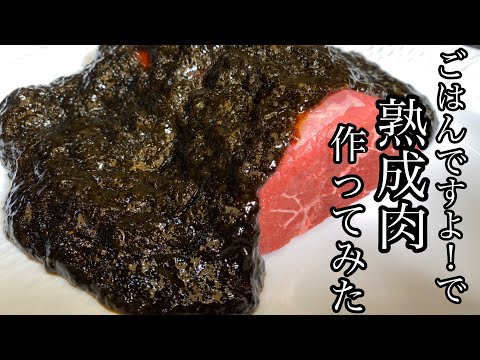 【熟成肉】ご飯ですよ！で熟成肉作ってみた！【検証】