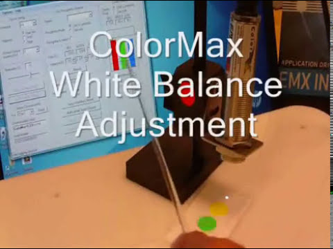 ColorMax Sensor - White Balance Adjustment