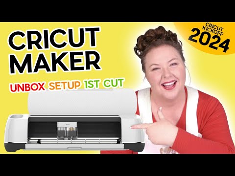 Cricut Maker for Beginners: Unbox, Setup, & First Cut! (CRICUT KICKOFF Day #1)